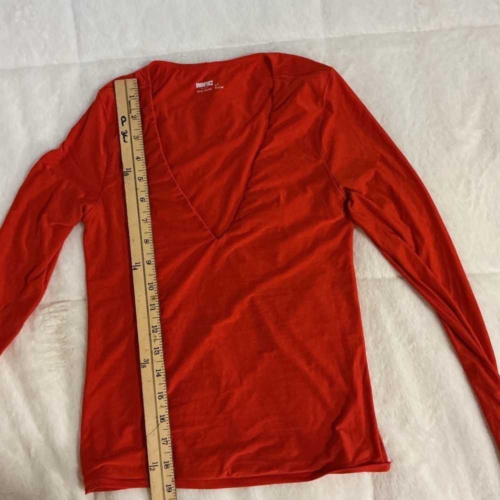 Aerie butter soft Red Long Sleeve Top - Picture 4 of 8